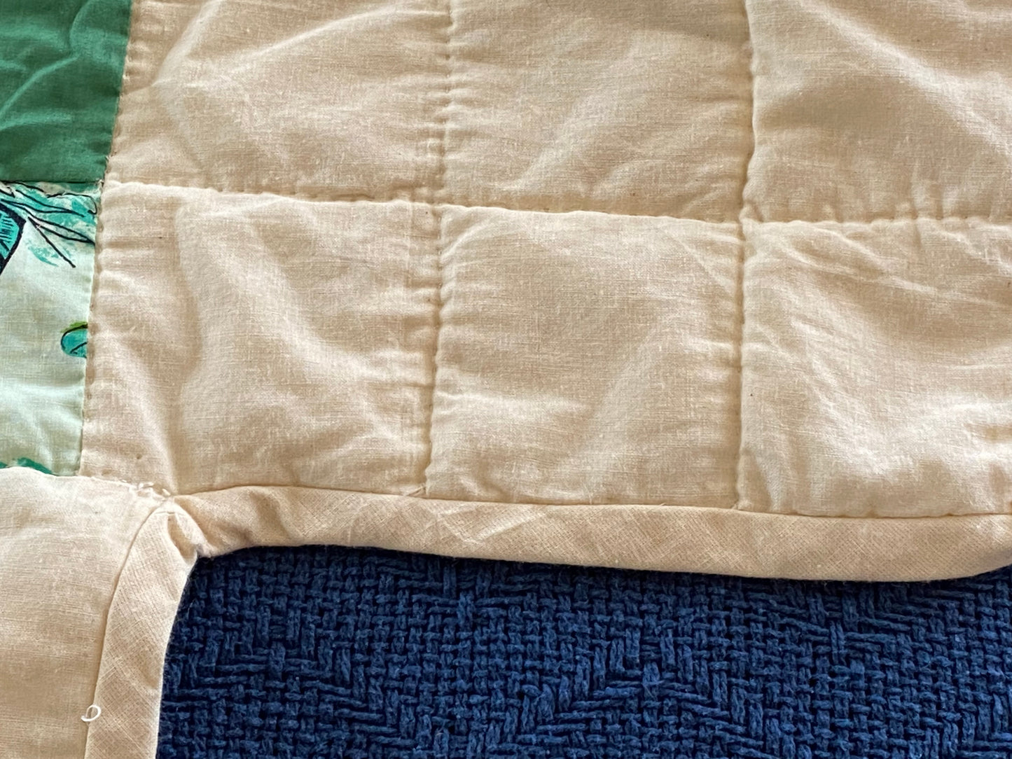 Vintage Nine Patch Quilt (Free Shipping)