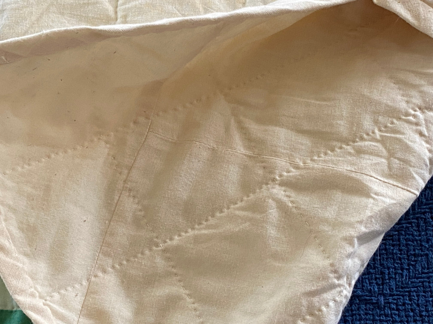 Vintage Nine Patch Quilt (Free Shipping)