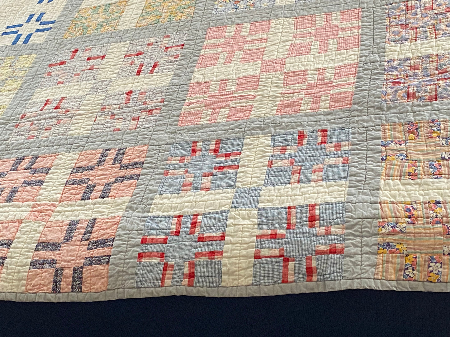 Queen Zia Vintage Quilt (Free Shipping)