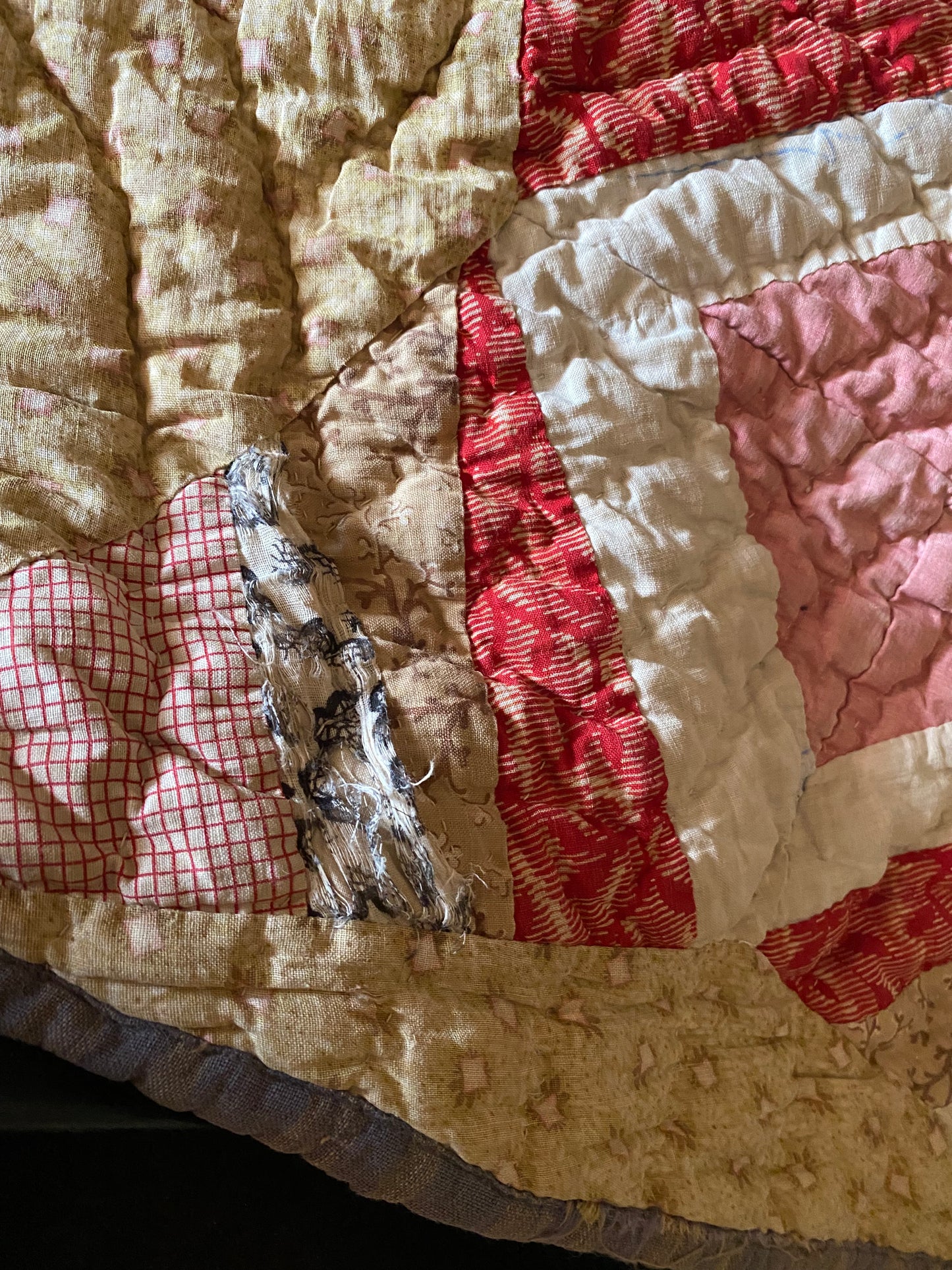 King Size Green Vintage Quilt