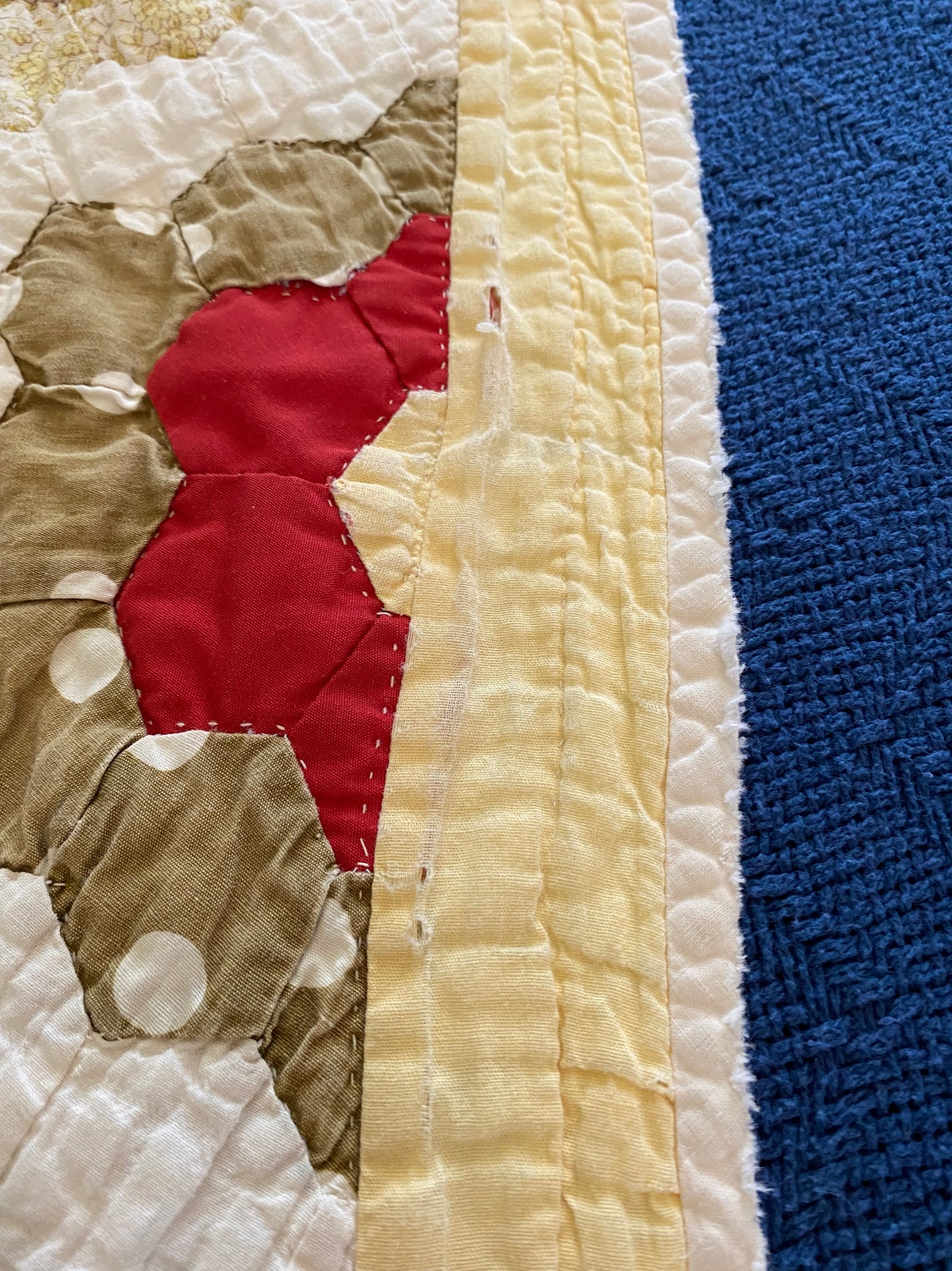 Grandma Flower Garden Queen Quilt